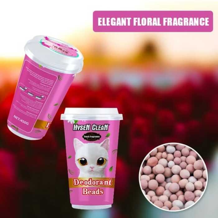 Hysen Clean Fresh Fragrance Cat Litter Deodorant Beads 450g