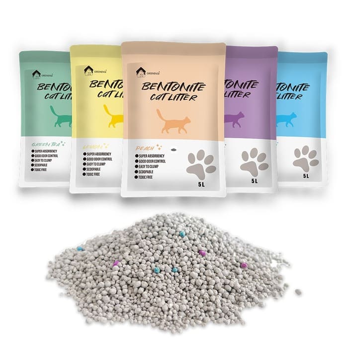 Greenenqi Bentonite Cat litter 5L