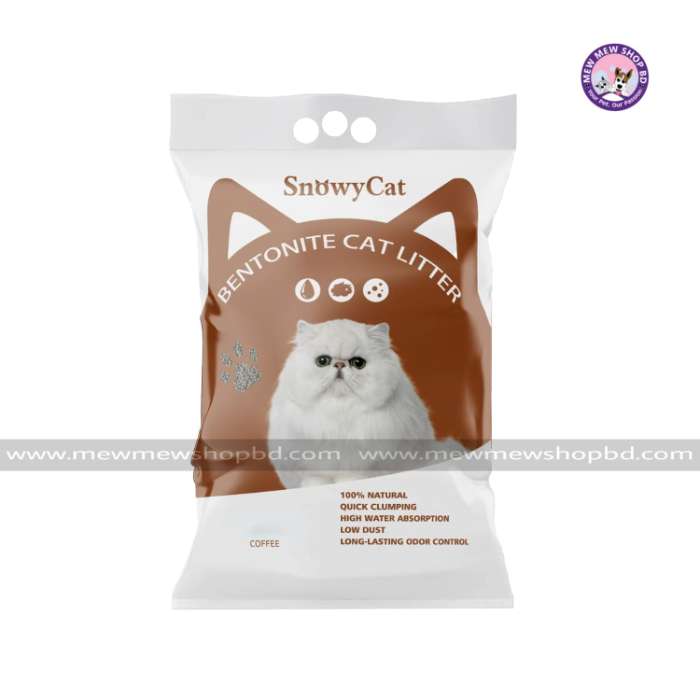 SnowyCat Bentonite Cat Litter 25L (Only For Outside Dhaka)