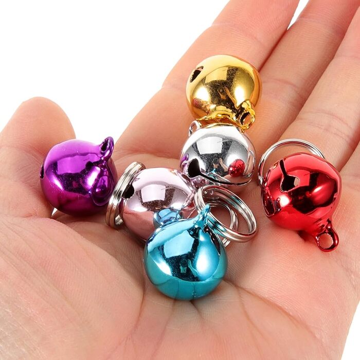 Single Colour Ringing Bell with Ring for Pet Cat & Puppy Collar