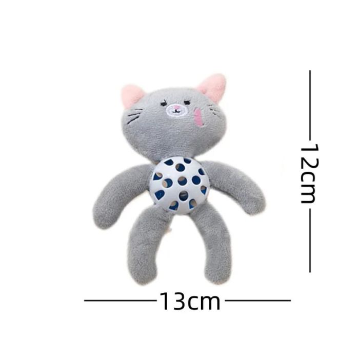 Cartoon Ringing Ball Toy for Pet Cat & Puppy