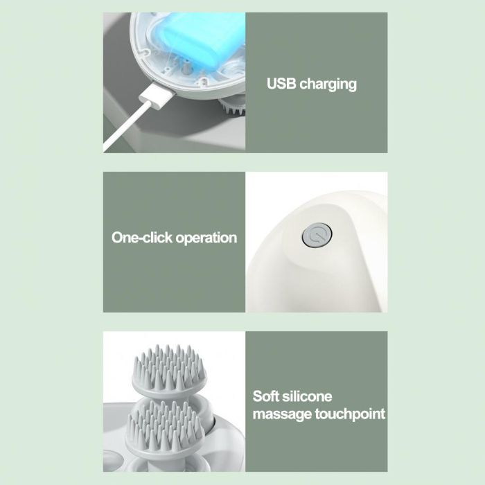 Electric Octopus Head Massager Mobility Aid and Soothing Relief for Older Cats and Dogs