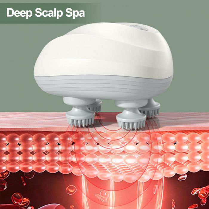 Electric Octopus Head Massager Mobility Aid and Soothing Relief for Older Cats and Dogs