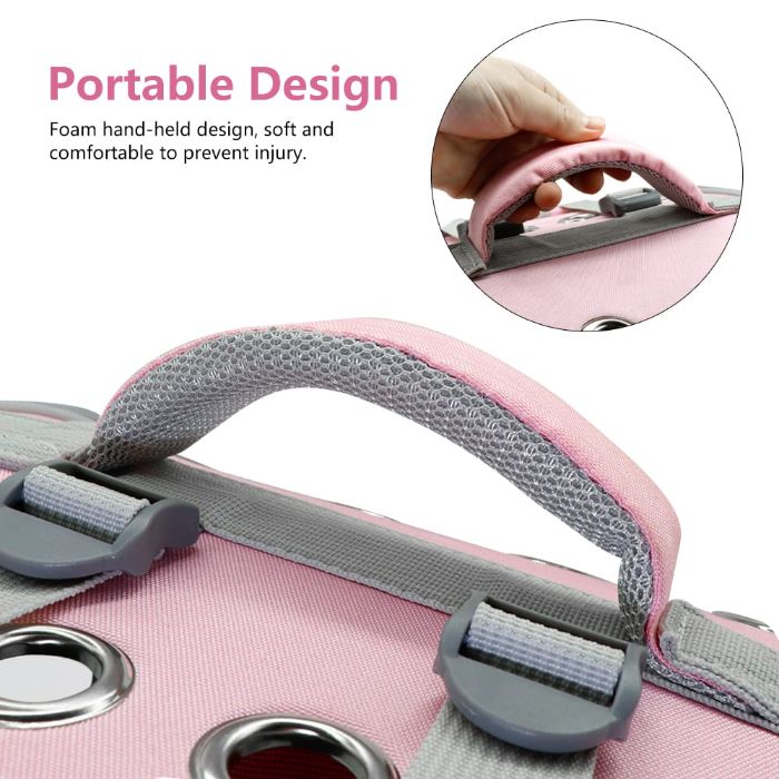Outdoor Portable Pet Carrier For Cats & Puppy Breathable Backpack for Travelling