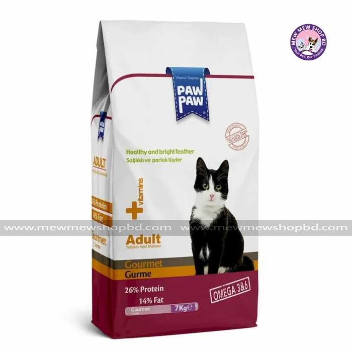 Paw Paw Adult Cat Food Gourmet Gurme - 7kg