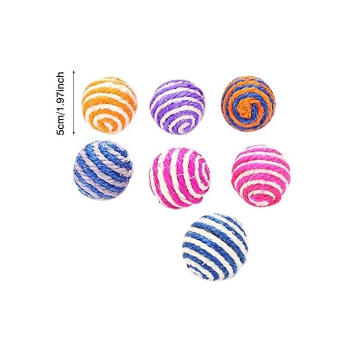 5cm Sisal Rope Cat Ball Natural Sisal Ball Toys For Indoor Cats for Scratching