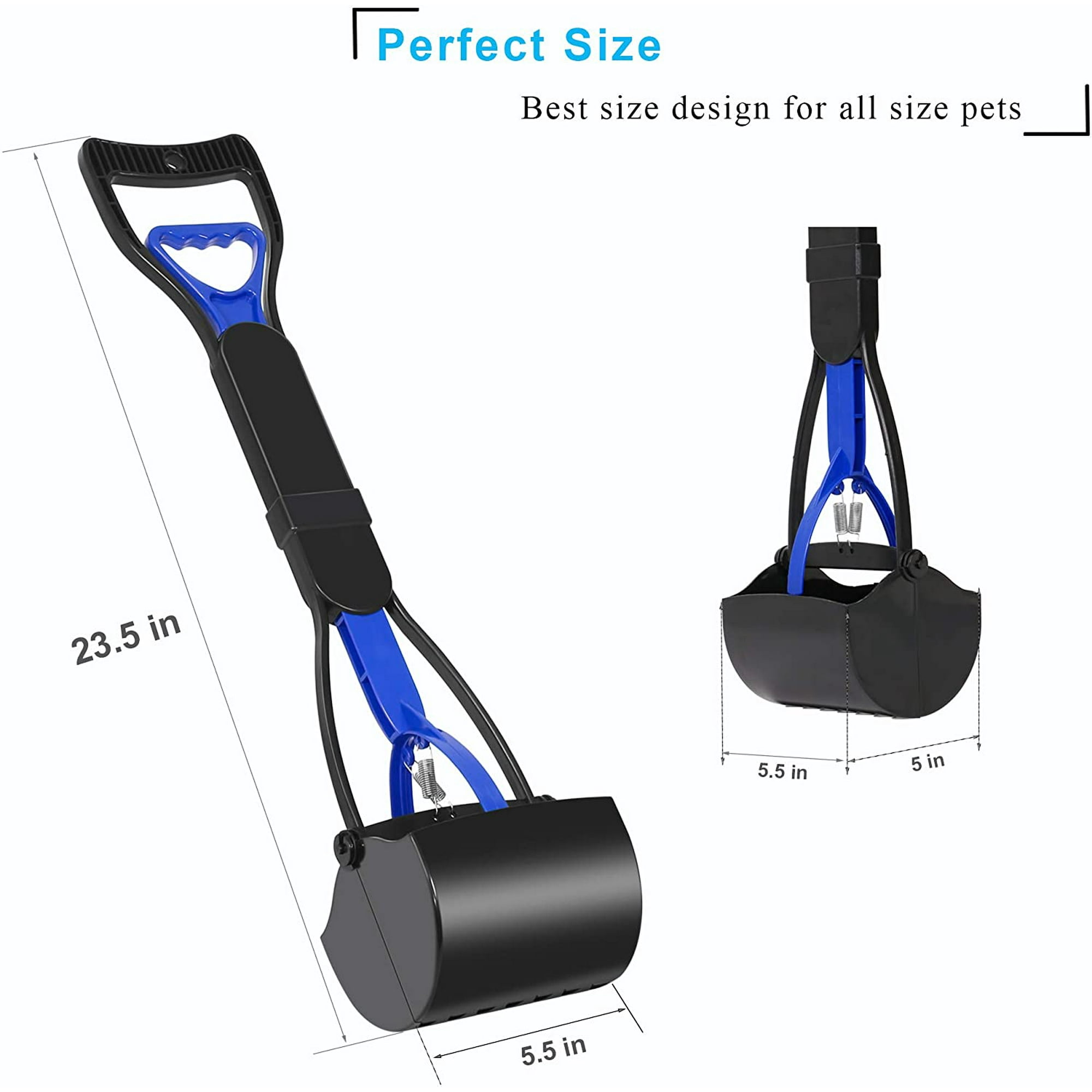 Portable Long Handle Dog Scooper/Waste Picker