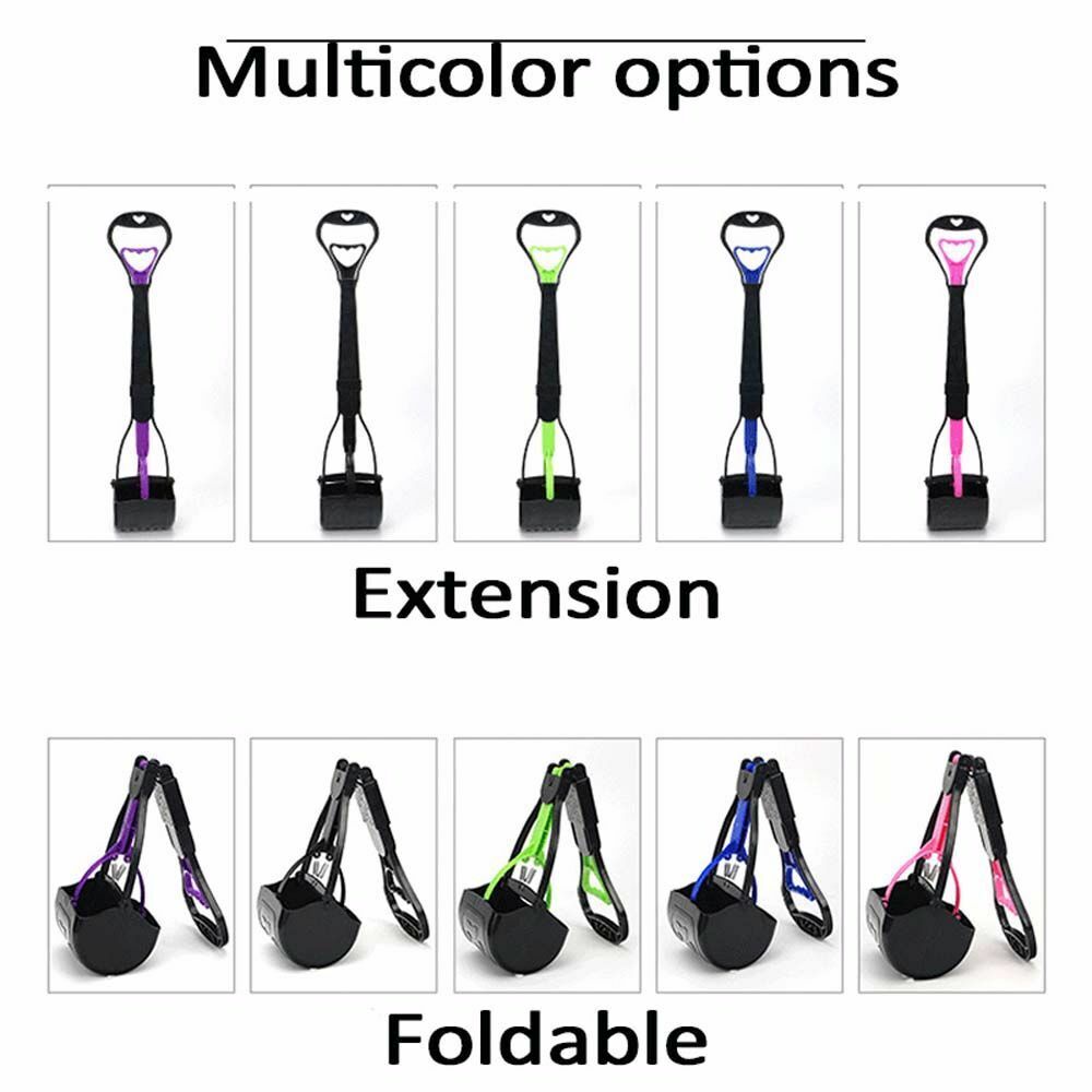 Portable Long Handle Dog Scooper/Waste Picker