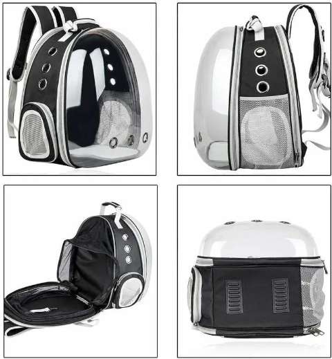 Expandable Pet Carrier Tent Backpack for Pet Cat & Bunny
