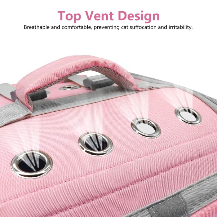 Outdoor Portable Pet Carrier For Cats & Puppy Breathable Backpack for Travelling