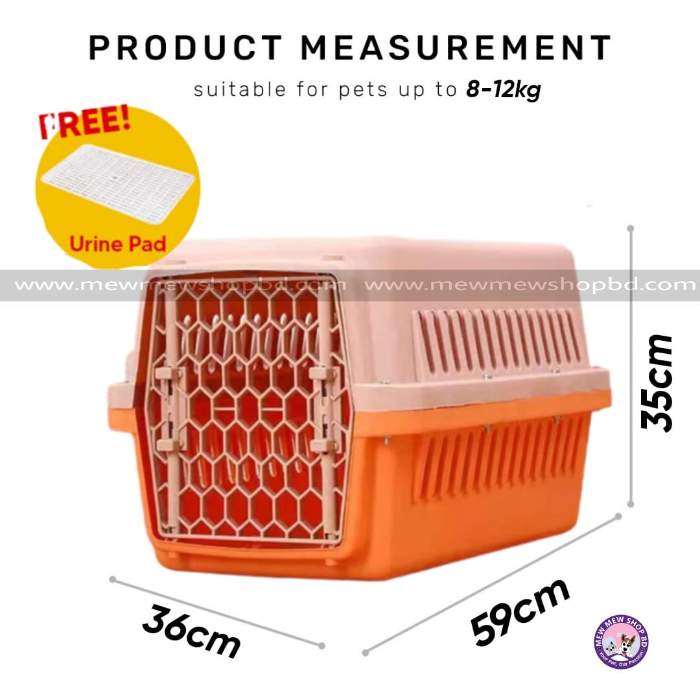 Premium Travel Pet Carrier Box Extra Large Size