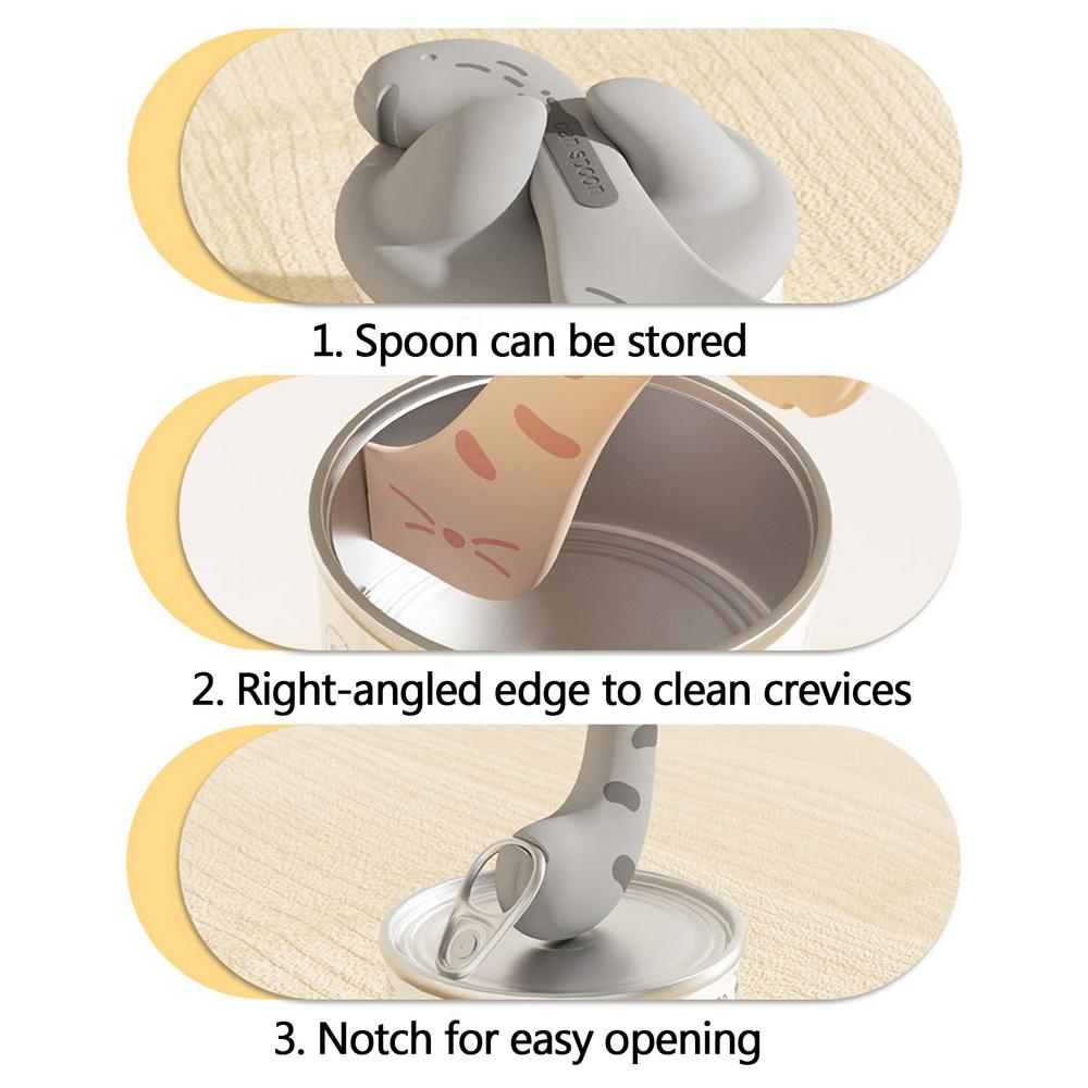 Cat canned food spoon can opener fresh-keeping box for pet cat & dog canned food sealed cover/ Lid