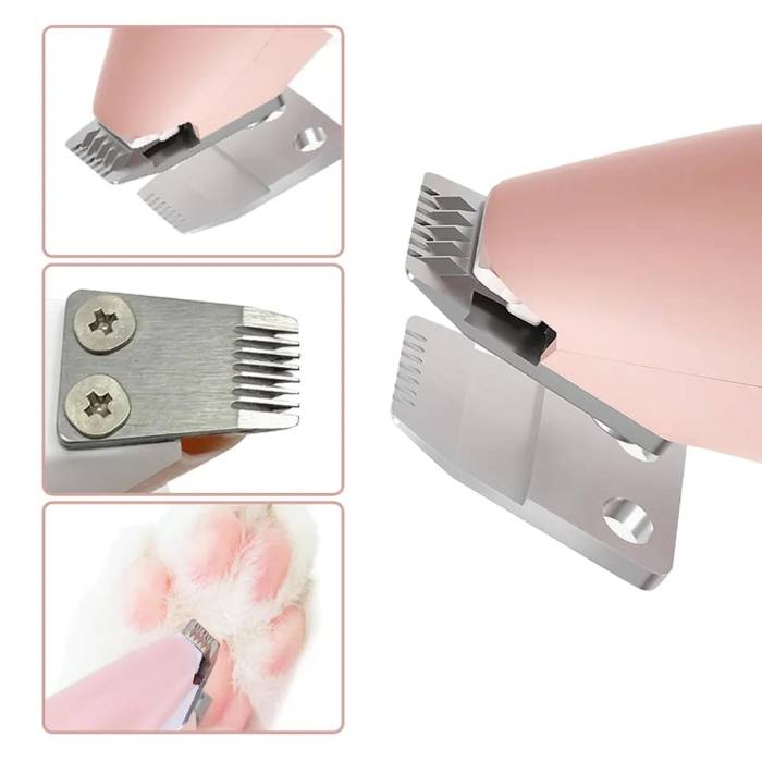 Electric Pet Cat & Dog Paw Trimmer for Pedicure, Nose, Ear, Eye Fur cleaning