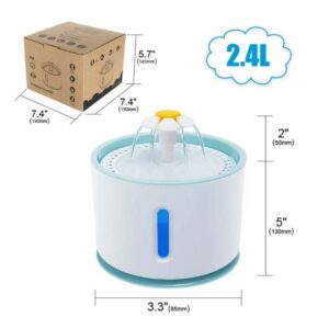 Plastic Plate Water Fountain with Carbon Active Filter 2.4L (Model A)