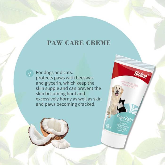 Bioline Paw Care Balm Cream for Pet 50 ml