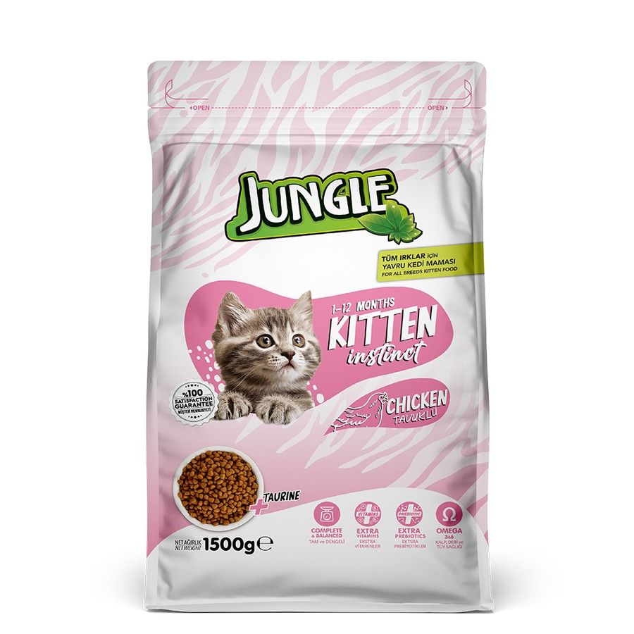 Jungle Junior Kitten Cat Food Chicken (2-12 month)