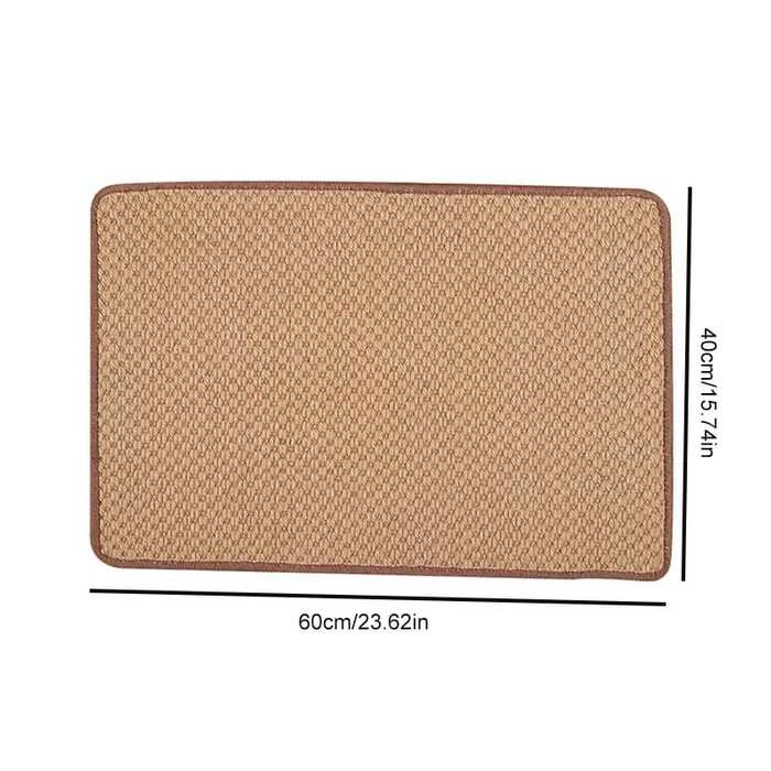 Random Colour Sisal Mat Pet Cat Scratching Board – Protect Your Sofa from Claws