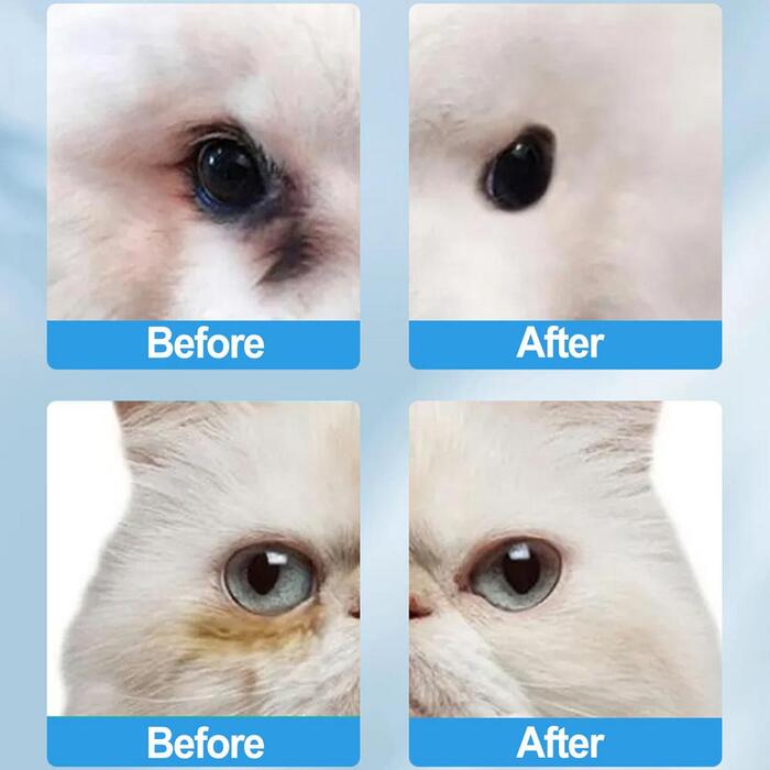 200pcs Box Eye Cleansing Wipes for Cats, Puppies & Dogs