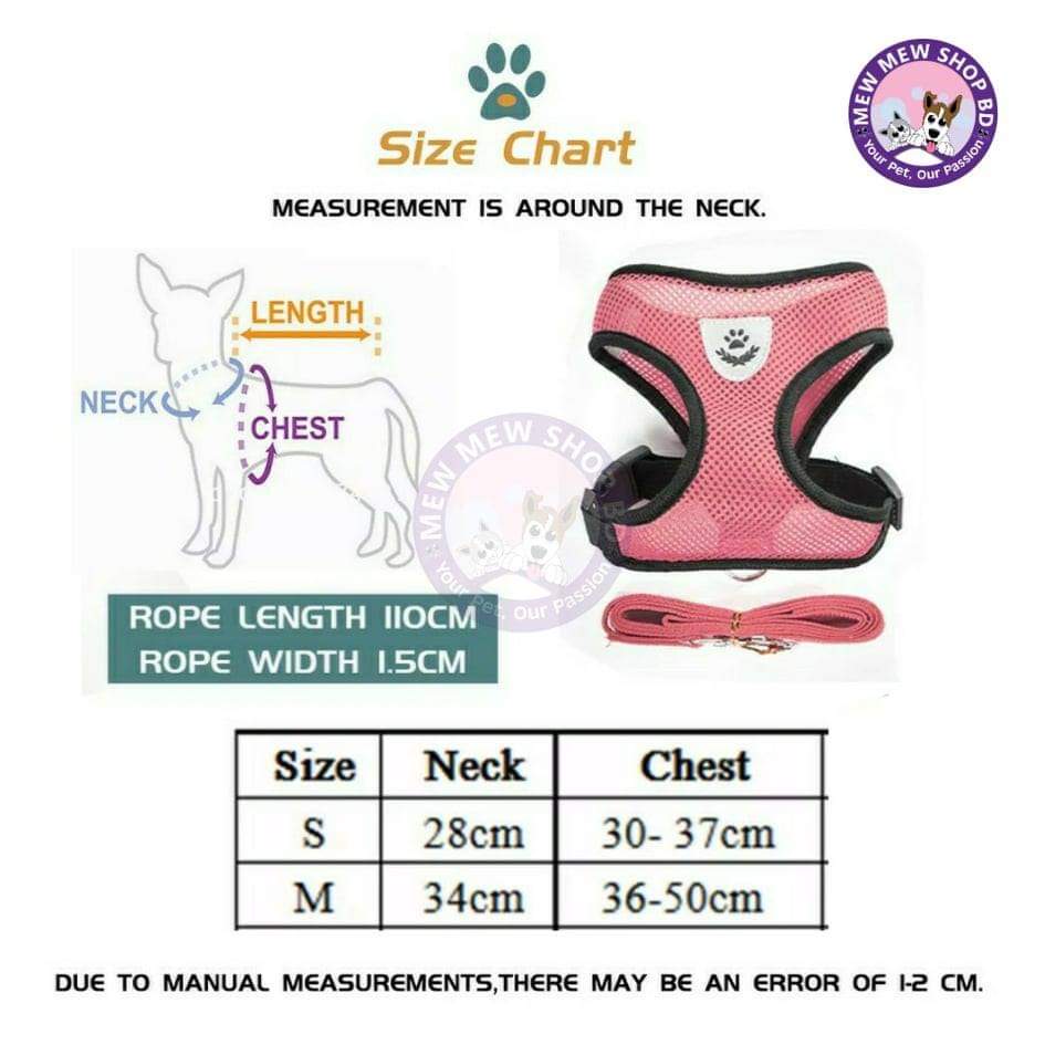 Cat Jacket Harness Harness And Leash Set Puppy Cat Vest Harness