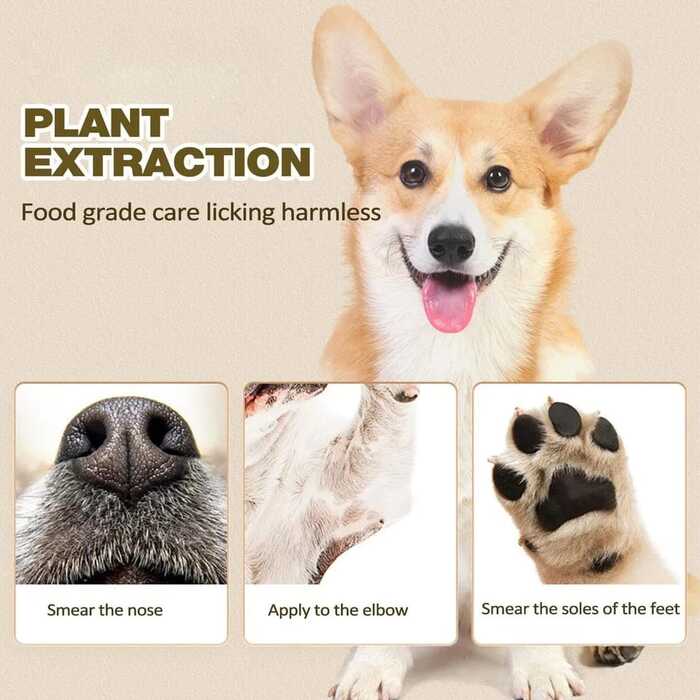 Pet Paw Care Cream Cat and Dogs Paw Moisturizing Cream Skin-friendly Dry and Cracked Forefoot Toes Foot Care