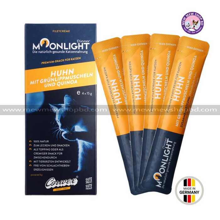 Moonlight Dinner Fillet Cream Chicken – Green Lips – Quinoa 4×15g