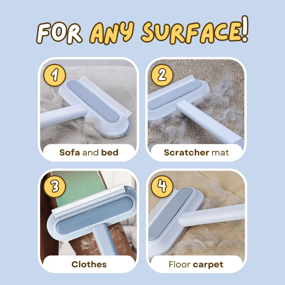 3 In1 Reusable Lint / Fur Remover with Window Washing Brush for Sofa Carpet Clothes