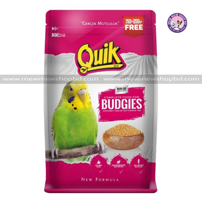Quik Complete Food for  Budgies 1KG