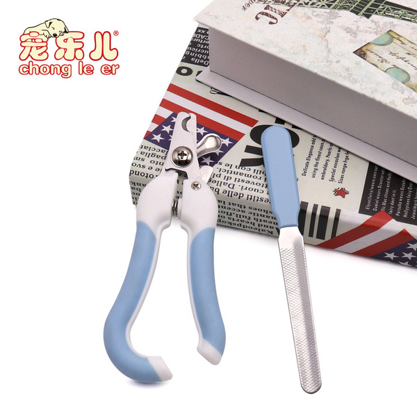 Pet Cat & Dog Nail Clippers/Cutter Set With File Angle Shape