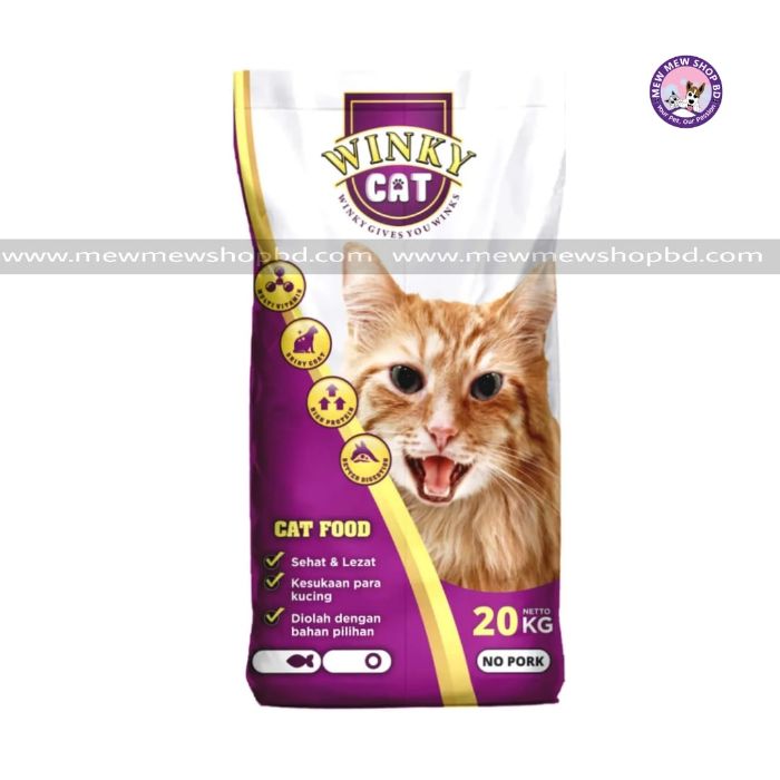 Winky Cat Food Fish Flavour 20kg