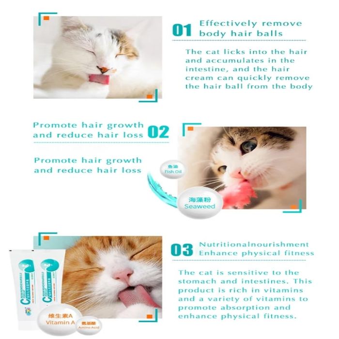 XinChongZhiKang Cat Hairball Paste Remover & Nutritional Cream 125g