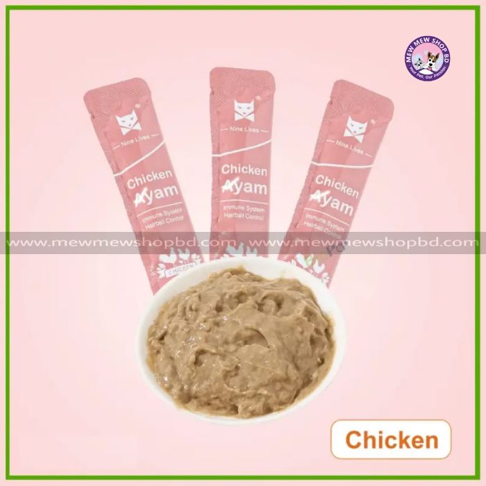 Nine Lives Cat Creamy Treat Sticks 15g (1pc)