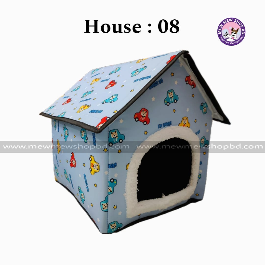 Square Shape Pet Cat House (Made In Bangladesh)