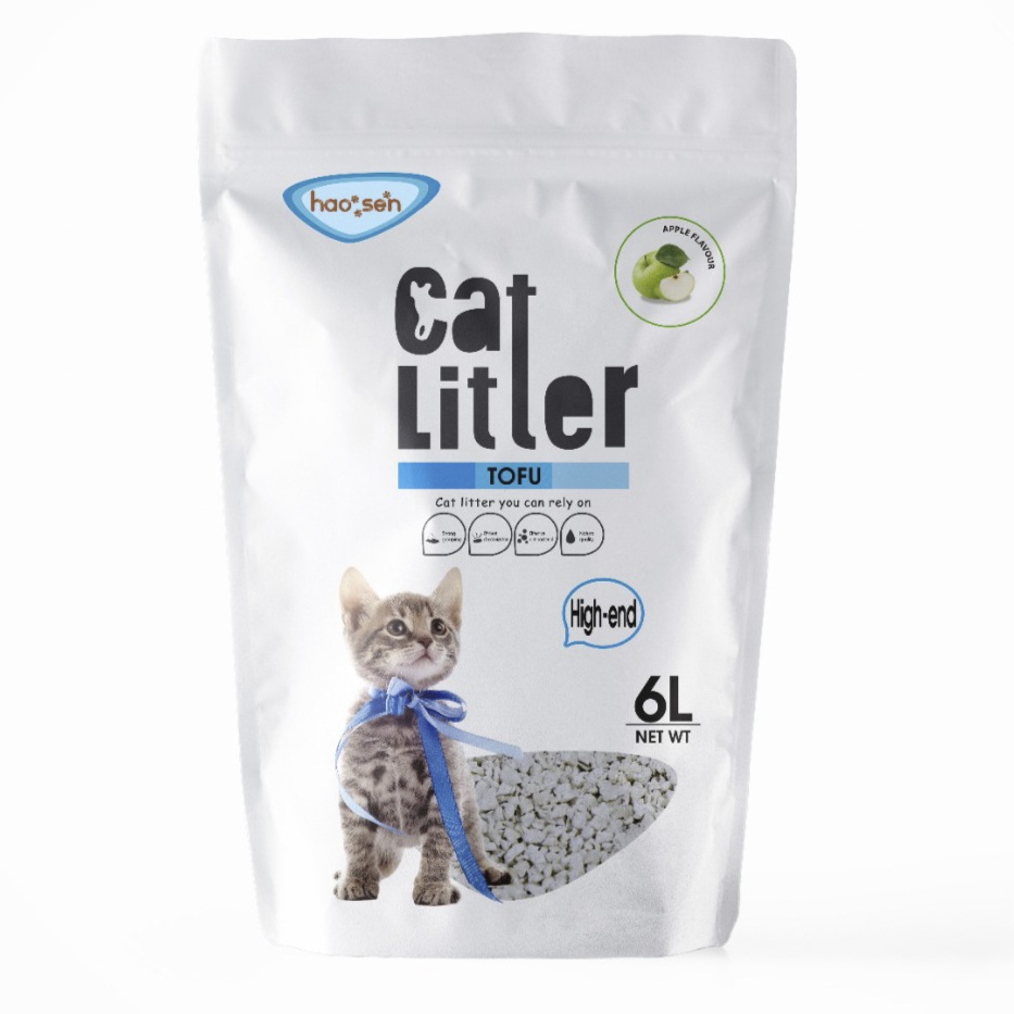 Haosen Tofu cat Litter for Pet Cat 6L