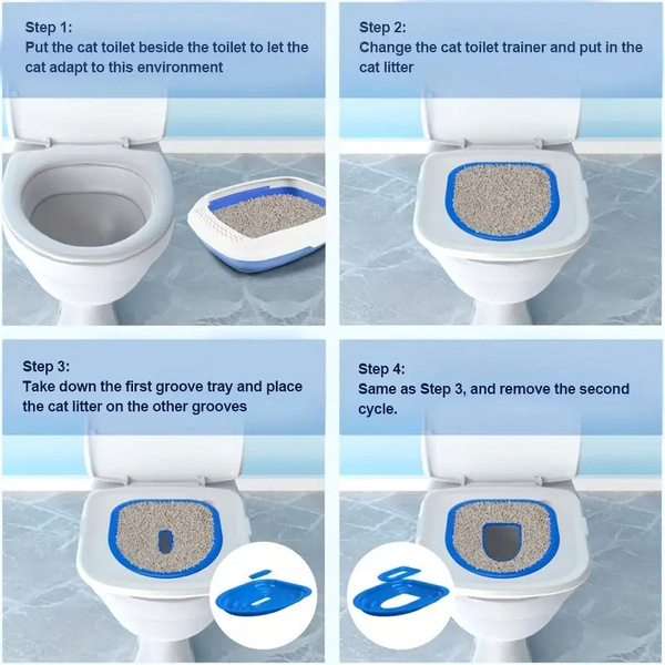Best Plastic Cat Toilet Training Kit For Cat For Easy Training