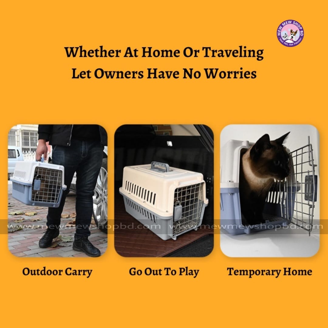 Premium Travel Pet Carrier Box Large Size (Inside Dhaka Only)