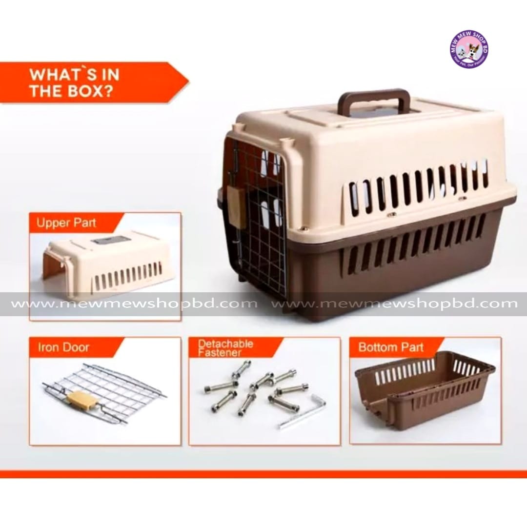 Premium Travel Pet Carrier Box Large Size (Inside Dhaka Only)