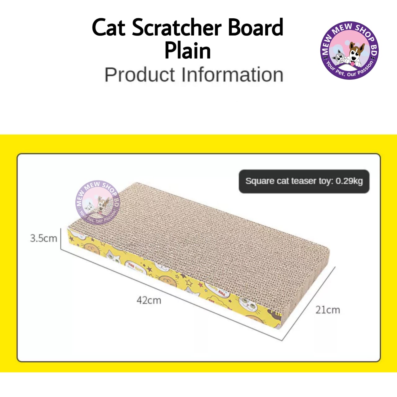 Cat Scratcher Board Plain
