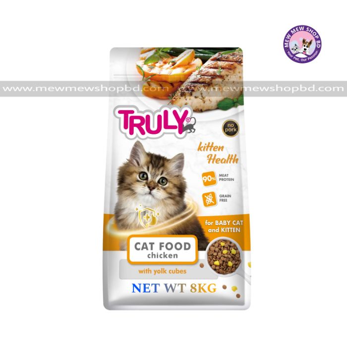 Truly Kitten Health Cat Food in Chicken for Baby Cat and Kitten 8kg