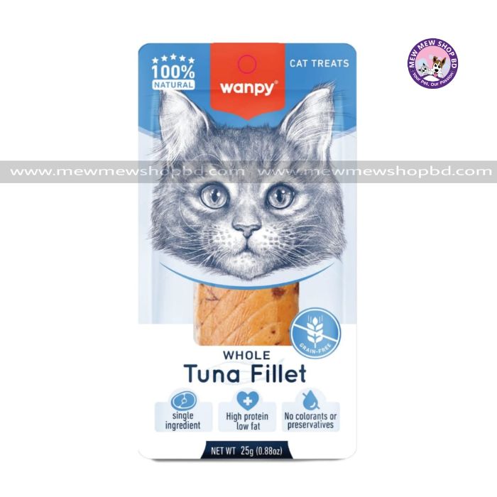 Wanpy Cat Treats Pure Tuna Fillet 25g