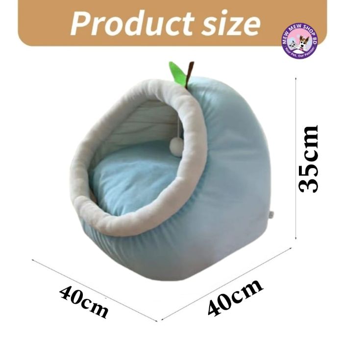 Pet Cat Comfortable House Bed with Plush Ball