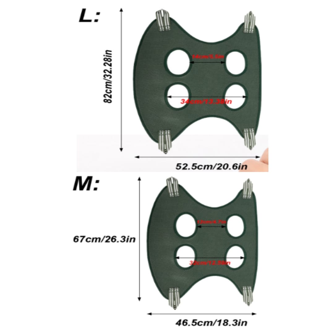 Dog Cat Grooming Bath Bag for Nail Cutting & Anti Scratch Cat Trimming Hammock