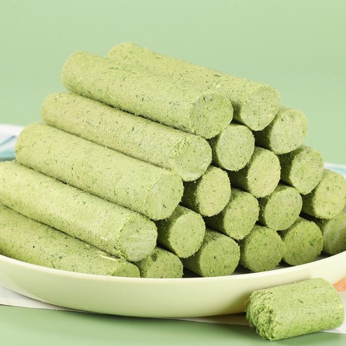 10pcs Cat Grass Teething Stick set with Chicken Flavor for Pet Cat (50g)