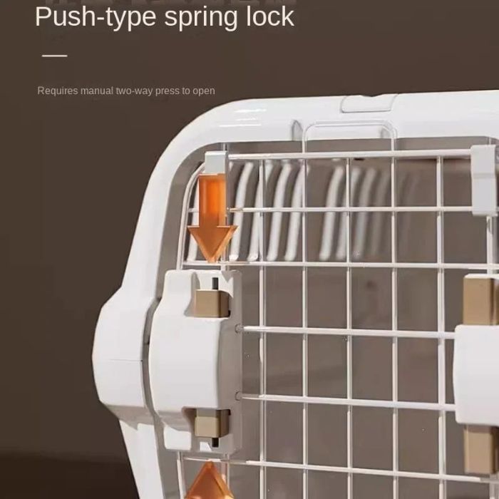 Multi Ventilation Super Premium Cat Carrier Box with Transparent Top