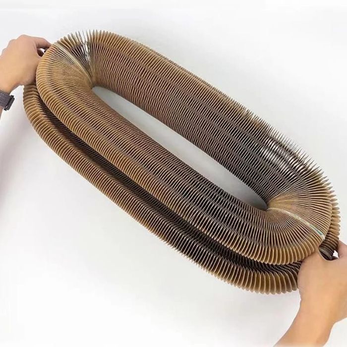 Magic Organ Cat Scratcher Board Round Corrugated Scratching Post Toys for Cats Grinding Claw Cat