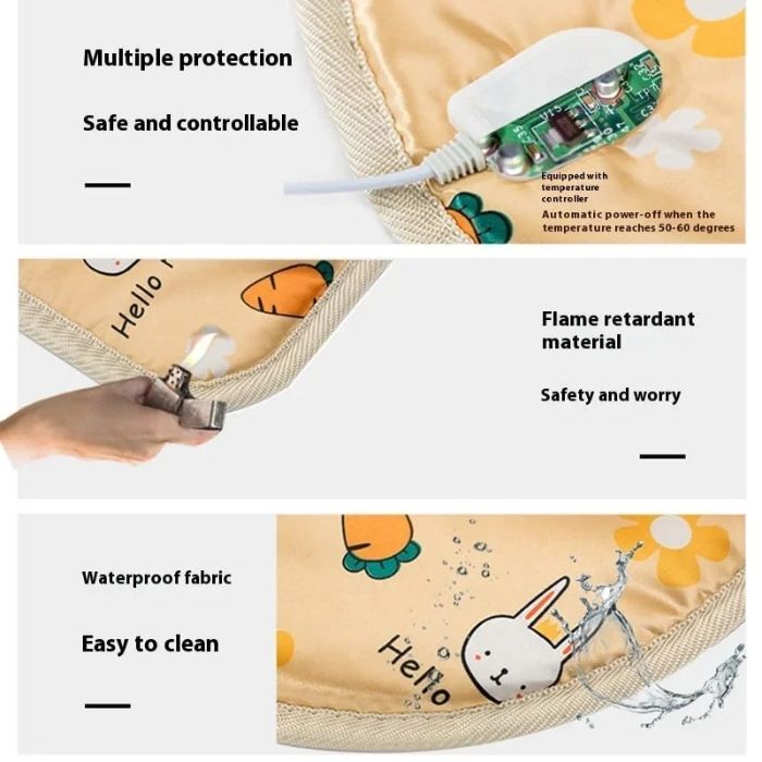 9 Stage Pet Electric blanket or Waterproof Electric Heating pad for Pet Cat & Dog