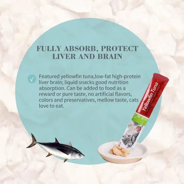 Bioline Cat Treats in Yellowfin Tuna Flavor 15g x 6