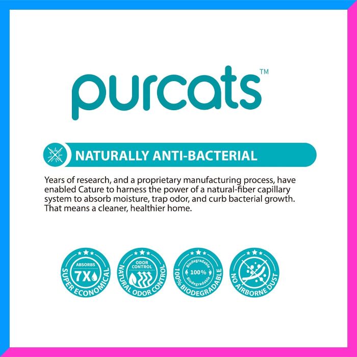 Cature Natural Wood Clumping Cat Litter Smart Pellets 20L/8 kg