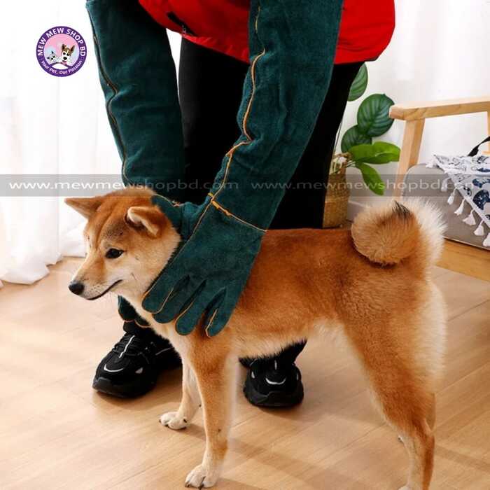 60cm Pet Cat & Animal Handling Anti Bite Dog Training Scratch Proof Gloves (1 Pair)