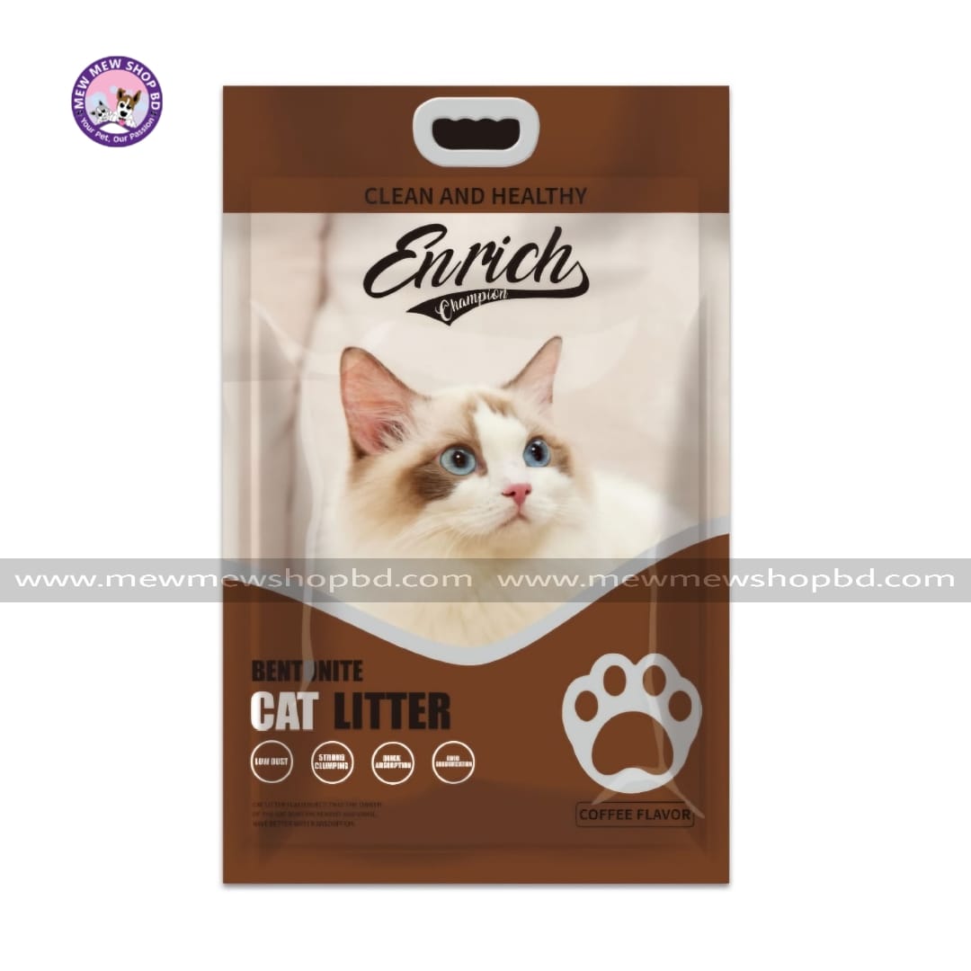 Enrich Champion Bentonite Cat Litter (Coffee Flavor)
