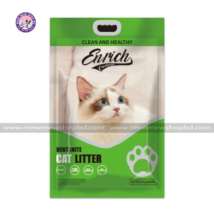 Enrich Champion Bentonite Cat Litter (Apple Flavor)